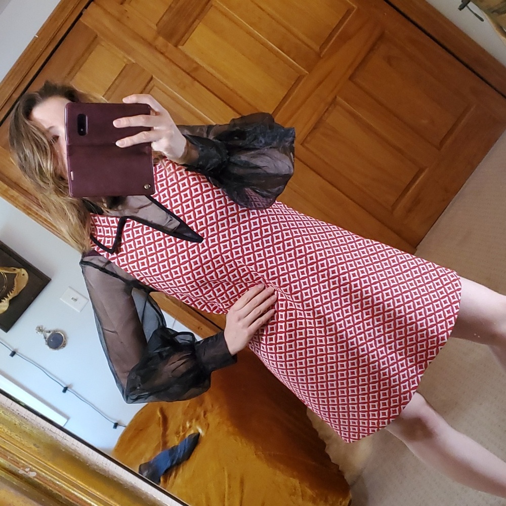 Collared mini mod dress - Picture 4 of 6